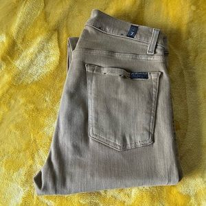 7 For All Mankind-Paxtyn Skinny Stretch Jeans-29x34 (Tan/Tobacco)